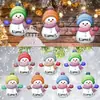 Adornos Colgantes Planos Acrílicos de Muñeco de Nieve Personalizados Transfronterizos para Fiesta Familiar Decoración de Árbol de Navidad Colgantes