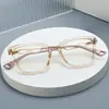 Óculos de Sol Femininos Cat Eye Transfronteiriços Sul-Americanos com Lentes Planas Moda Nova Bloqueio de Luz Azul Armação TR Armação Completa para Óculos