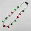 Novo Colar de Natal Colar de Sino LED Decoração de Festa Colar Brilhante Suprimentos de Feriado Decoração