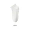 Calcetines Cortos de Algodón Puro Finos para Mujer, Antibacterianos, Resistentes al Olor, Absorbentes de Sudor, Sin Costuras, Calcetines Cortos Blancos para Mujer, Calcetines Zhuji
