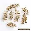Chapeleiro Maluco [Frutas Secas Douradas de Natal] Casamento Artesanal DIY Decoração de Guirlanda de Natal Planta Natural Flores Secas