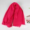 Xale Artístico Cor Sólida Cachecol de Seda Retrô Feminino Cachecol Longo Simples Decorativo Fino Outono Cachecol Dupla-Função