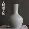 Vaso de cerâmica Jingdezhen, antigo, branco, com rachaduras abertas, transparente, esmalte, sala de estar, decoração para casa, arranjos florais, ornamentos