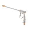 Pistola de Agua a Presión Alta para Lavado de Autos de Mango Largo para el Hogar Pistola Pulverizadora de Alta Calidad de Aleación Galvanizada Ajustable Pistola de Agua para Riego de Jardín