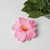En stock nuevo alrededor de 10 cm simulación de la flor de rosa pinza para el pelo tocado color flor traje de baño viaje playa foto accesorios para el cabello