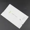 Saco de Papel Certificado Ambientalmente Sydney Saco para Embalagem de Chá Saco de Papel Degradável à Prova de Umidade Papel Kraft Branco Selo Três Lados