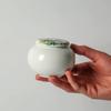 Latas de chá portáteis de cerâmica de tamanho pequeno, latas seladas, latas criativas para embalagem de chá, pequenas panelas para pasta de chá, potes para pó perfumado da Tea Warehouse