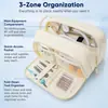 Bolsa Clínica de Cuidado para Enfermeras Acolchada Color Crema de Venta Caliente en Amazon, Gran Capacidad, Anticolisión, Bolsa de Almacenamiento Médico para Estetoscopio