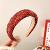 Diadema Infantil de Acrílico Colorida para Niñas Nuevo Estilo 2025 Diadema de Ala Ancha Pasador Lindo Goma para el Cabello Accesorios para la Cabeza de Bebé