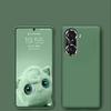 Funda para Teléfono Honor 60 Huawei Honor 60Pro Cobertura Total Resistente a Caídas Nueva Funda Blanda de Silicona Líquida para Mujer