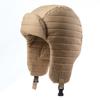 Nuevo Estilo de Invierno Caliente Ligero de Plumas Sombrero Lei Feng para Hombres y Mujeres, Sombrero Aviador Caliente Protector de Orejas para Ciclismo y Esquí al Aire Libre