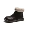 Botas para Niña 2026 Otoño Nuevas Llegadas Botas de Combate Infantiles Botines Cortos Elegantes para Bebé Cálidas con Felpa Botas de Nieve de Moda