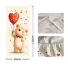 Suministro Exclusivo Transfronterizo de Temu Amazon Shein de Funda Decorativa de Puerta de Habitación Elástica de una Pieza, Fácil de Instalar, Cubierta de Puerta Estilo Día de San Valentín
