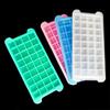 Molde para Cubitos de Hielo Caja de Hielo 24 Compartimentos Molde Congelado para Cubitos de Hielo con Tapa Refrigerador Doméstico Congelador Rápido Caja de Cubitos de Hielo de 36 Compartimentos