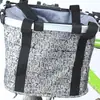 Canasta Frontal para Bicicleta de Montaña, Canasta Desmontable, Canasta Montada en la Parte Delantera, Bolsa de Lona Portátil, Cesta Plegable Impermeable para Verduras, Canasta para Bicicleta