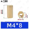 Coluna Hexagonal de Cobre de Passagem Dupla M2.5~M8 Coluna Hexagonal Oca de Passagem Direta Coluna Espaçadora de Suporte para Placa de Circuito Impresso Coluna de Parafuso de Latão