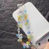 Nuevo Colgante de Cristal Hecho a Mano con Cuentas, Encanto de Bolso de Lujo Ligero, Llavero para Funda de Teléfono, Correa Creativa para Teléfono