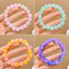 Pulsera de Placa de Bodhi Imitación para Jugar Super Hermosa Vidrio de Hielo Color Degradado Cambio Gradual Pulsera Wrap Dedo Suave Estudiantes Enviar a Novia Pulsera de Cuentas