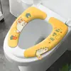 Cojín Adhesivo para Asiento de Inodoro para Uso en Casa, Adecuado para Todas las Estaciones, Engrosado para Invierno, Pad Lavable para Asiento de Inodoro