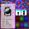 Mini Bola de Cristal Mágica Proyector de Luz - Activo por Sonido, RGB