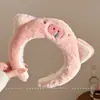 Linha do cabelo alta presilha de cabelo requintada atmosfera fofa faixa de cabeça adorno de cabeça estilo coreano feminina tiaras de cabeça de urso não apertam no elástico do cabelo