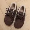 Suporte Personalizado Sola Grossa Aumento de Altura Maillard Casual Versátil Transfronteiriço Quente Sapatos Femininos Plus Veludo Mais Grosso Retro Sapatos de Treino Alemães