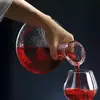 Decantador de Vino Tinto Texturizado Hammergrain Hogareño Vidrio Enfriador de Vino Creativo Dispensador Rápido de Vino Dispensador de Vino Dispparty