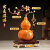 Ornamento de Cabaceira Cerâmica Esmaltada com Orquídea, Decoração de Alto Padrão Estilo Chinês Novo para Sala de Estar e Escritório, Presente de Inauguração para Líderes