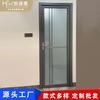 Puertas Oscilantes de Aleación de Aluminio de Borde Estrecho de Ingeniería al por Mayor para Baños y Sanitarios, Suministro Directo de Fábrica