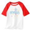 Camiseta de Algodón Puro para Niños con Mangas Ranglán Nuevo Verano 2026 Ropa Infantil Uniforme de Clase de Jardín de Infancia Ropa para Actividades del 1 de Junio de Estudiantes de Primaria