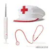 Accesorios de Disfraz de Halloween Disfraz de Doctor Artificial Cosplay Accesorios de Enfermera Fiesta de Bar Uniforme de Enfermera