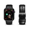 Denior É Adequado para Pulseira de Couro Apple Apple Watch 7ª Geração Padrão Crocodilo Série 1/2/3/4/Se