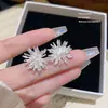 Brincos de Moda Doces e Frescos para Mulheres, Luxo Leve com Sensação de Alta Qualidade, Brincos Versáteis com Design Único, Brincos de Tarraxa de Nicho Atacado