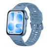 Adecuado para correa de reloj Huawei Fit5, correa de silicona deportiva perforada transpirable, específicamente para Fit3/4/4 Pro/5/5 Pro