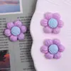 Color Caramelo Brillante Girasol Resina DIY Accesorios para Tocados Pasadores Fundas de Teléfono Caja de Almacenamiento de Parches Cuerda para el Cabello de Parche