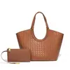 Bolsa Feminina Tecida Retro de Grande Capacidade Transfronteiriça, Versátil para o Dia a Dia, Bolsa de Ombro Único de Abaixo do Braço, Bolsa de Mão Casual Tote Bag