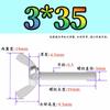 Perno Mariposa de Acero Inoxidable 304 Din316 Lingote Mariposa Atornillado a Mano Tornillo Roscado M3-M12 Resistente a la Corrosión