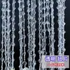 Cortina de Fio com Contas de Novo Estilo para Decoração de Casamento, Fio de Cristal para Decoração de Teto de Local de Casamento, Corrente de Divisória de Cortina de Cristal para Porta e Janela