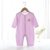Mono de bebé de Tencel verano fino para recién nacido traje de escalada khai 0-12 meses traje de aire acondicionado para bebé manga nueve