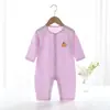 Fábrica de Origen Pelele de Bebé Verano Estilo Delgado Ropa de Aire Acondicionado para Bebé Pijama Ropa de Verano Pelele de Manga Larga para Recién Nacido