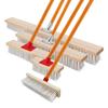 Cepillo de baño de nailon de pelo duro con mango largo, cepillo de limpieza para suelos, cepillo de limpieza para azulejos y paredes, cepillo de agua