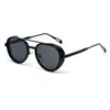 2025 Nuevas Gafas de Sol Retro Ovaladas Europeas y Americanas Bolso Lateral para Hombre Gafas de Marco Pequeño Gafas de Moda Transfronterizas para Mujer Venta al por Mayor