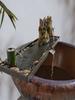 Adornos de cerámica para acuario, acuario con circulación de agua, filtración, accesorios para piscicultura, piedra grande para moler, rocalla, fuente, patio, paisaje acuático.