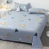 Sábana de una pieza invierno funda de edredón individual 1.5 metros dormitorio estudiantil estilo ins algodón lavado con agua pura funda de almohada individual juego de tres piezas