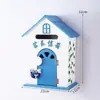 Muebles para el Hogar Estilo Pastoral Buzón de Guardería Buzón de Mensajes Buzón de Madera Buzón de Sugerencias Decoraciones de Casitas de Madera Pequeñas