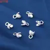 Prata Esterlina S925 Moeda Flor de Lótus Peixe Botão Pingente Acessórios Pingente de Borla Antigo Retrô Material para Miçangas DIY