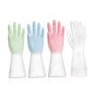 Guantes domésticos guantes de goma degradados para lavar platos de cocina guantes domésticos para limpiar el inodoro guantes domésticos de limpieza goma resistentes al desgaste