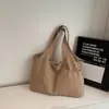 Bolso de Lona Versátil Transfronterizo Bolso de Hombro Gran Capacidad Estilo Coreano Estilo Perezoso Bolso para el Trabajo Bolso de Compras Bolso Tote Ligero