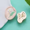 Cabezas de Sellos de Cera Serie Floral en Relieve, Diseños Artísticos de Plantas, Cerezo, Crisantemo Silvestre, Cabezas de Sellos de Cera de Latón Macizo al por Mayor