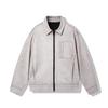 Jaqueta de Camada de Ar em Camurça Masculina Outono e Inverno Estilo Coreano Tendência Versátil Casual Lapela Jaqueta Masculina Simples Casual